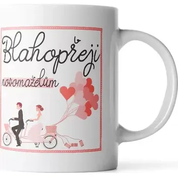 Sablio Hrnek Blahopřeji novomanželům - 200 ml - espresso