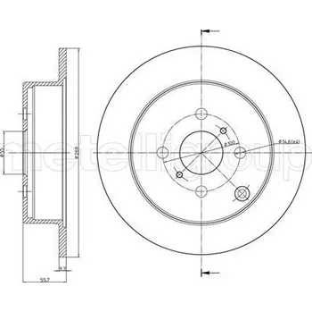 Brzdový kotouč Brzdový kotouč CIFAM (800-636)