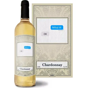 Víno Sablio Bílé víno Miluji tě, OK: 0,75 l