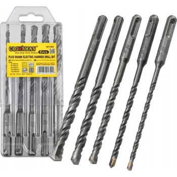 Vrták Vrták do Betonu Sada 5 kusů 5 mm 6 mm 8 mm 10 mm 12 mm SDS