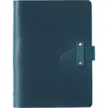 Luxusní kožený Zápisník - Diář A5 Vinage Modrý - Typ Prázdný