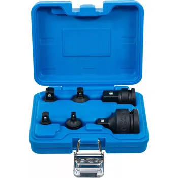 Dílna Adaptéry pro pneumatické nářadí 1/4 ÷ 3/4", tvrzené (Sada 6 ks) BGS 200 (BGS100200) (kalené, určeno pro pneumatické nářadí)