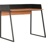 ZBXL Psací stůl černý a hnědý 90 x 60 x 88 cm