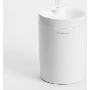 Květináč Plastia Sam. květináč Calimera ø 50 B2 nelakovaný bílá/bílá