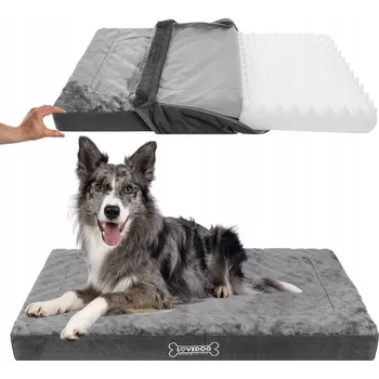 Pelíšek pro psa Matrace pro psy Lovedog šedá 90 cm x 60 cm