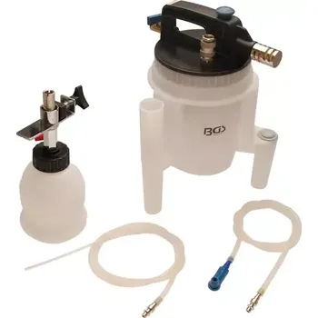 Nářadí pro automobil přípravek pro pneumatické odvzdušnění brzdového sy (BGS108080) (Sada pro pneumatické odvzdušnění brzdového systému obsahuje dva díly, které umožňují efektivní a rychlé odstranění vzduchu z brzdových hadic. Kompatibilní s běžnými pneumatickými systémy, vho