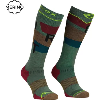 Pánské ponožky Podkolenky ORTOVOX Freeride Long Socks Cozy Men's wild herbs 10-12 (45-47) 2026 - Odesíláme do 24 hodin