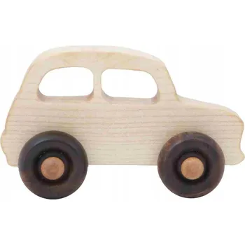 Dřevěná hračka Dřevěné autíčko Little French, dřevěná hračka na kolečkách
