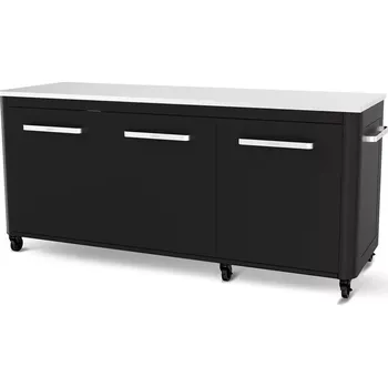 Zahradní stůl Cozze Venkovní stůl se 3 dveřmi a 6 kolečky Cozze