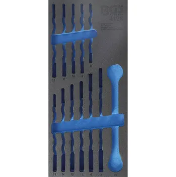 Nářaďový modul 1/3 - BGS104128-1 prázný. Pro BGS 4128 (BGS104128-1) (rozměry 189 × 408 × 32 mm)