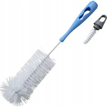 Kartáč na nádobí Kartáč na mytí kojeneckých lahví se štětkou na čištění dudlíků 2v1