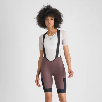 Cyklistické kalhoty SPORTFUL Cyklistické kalhoty krátké s laclem - SUPERGIARA 2 W - fialová L