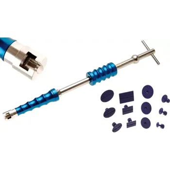 Sada nářadí Karosářské kladivo s adaptéry BGS100865-6 Sada 13 dílů (BGS100865-6) (Sada karosářského kladiva BGS100865-6 obsahuje 13 dílů včetně různých adaptérů, které umožňují efektivní opravy karoserií a přesné tvarování plechu. Robustní konstrukce zajišťuje dlouho