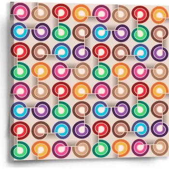 Obraz Sablio Obraz Barevné spirály - 50x50 cm