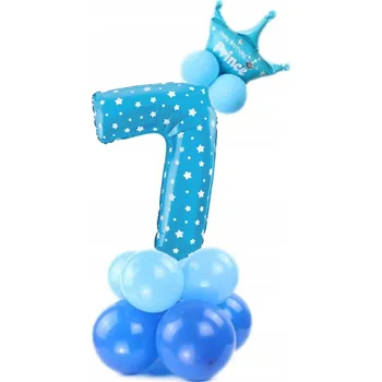 Balónek SADA NAROZENINOVÝCH BALÓNKŮ PRO CHLAPCE - 7. NAROZENINY