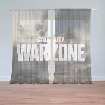 Záclona Sablio Záclony Call of Duty Warzone - město: 2ks 150x250cm