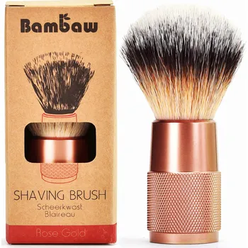 Štětka na holení Štětka na holení, veganská, Zlatá růže, Bambaw
