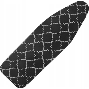 Žehlicí prkno Silný potah na žehlicí prkno s podložkou, černý, 120x38 cm, univerzální