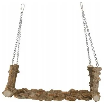 Hračka pro ptáka Panama Pet Houpačka pro ptáky, dřevěná, 37 x 15 x 12 cm