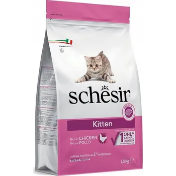 Krmivo pro kočku Schesir Suché krmivo pro koťata s kuřecím masem 1,5 kg