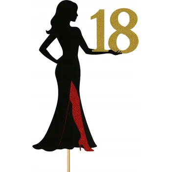 Obraz TOPER NA DORT TOPPER KUŘÁTKO 18. NAROZENINY OSMNÁCTKA