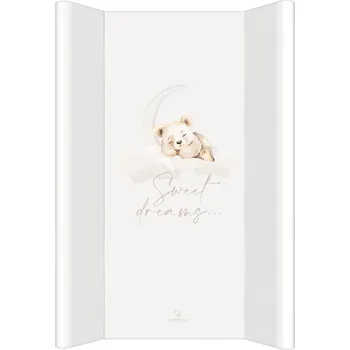 Přebalovací podložka Přebalovací podložka pevná vyztužená na postýlku nábytek Yoonco 50 x 70 cm bílá