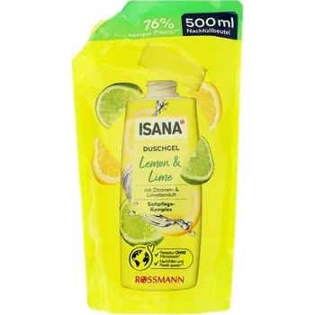 Sprchový gel ISANA sprchový gel s citronem a limetkou 500ml, náplň
