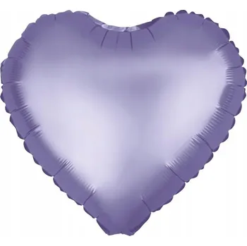Balónek Fóliový balónek srdce fialové matné 45 cm