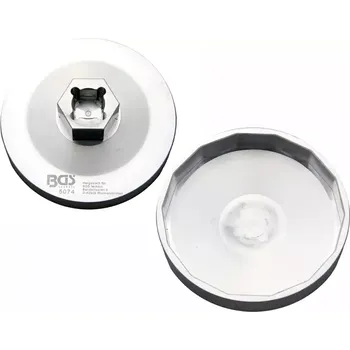 Nářadí na výměnu oleje Klíč na olejové filtry průměr 76 mm, 14hranný BGS105074 pro motocykly BMW, Ducati, Harley-Davidson (BGS105074) (Klíč na olejové filtry s průměrem 76 mm a 14hranným profilem je určený pro motocykly BMW, Ducati a Harley-Davidson. Robustní konstrukce zajišťu