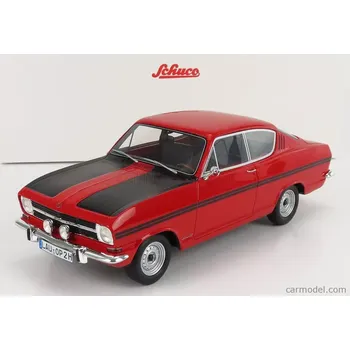 autíčko Schuco Opel Kadett B Rally Coupe 1966 1:18 Červená Černá