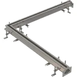 ALCA Průmyslový štěrbinový žlab rohový 1 m, nerez AISI 316L APR7-0221-20R