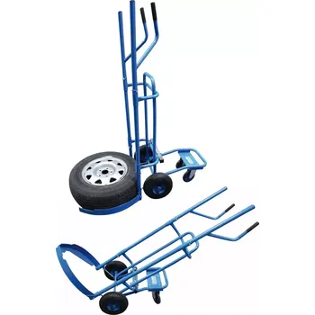 vozík pro pneumatiky, max. 4 pneu, nosnost 200 kg (BGS109025) (Vozík pro pneumatiky BGS109025 umožňuje přepravu až 4 pneumatik s maximální nosností 200 kg, otočná kolečka zajišťují snadnou manipulaci v dílně i garáži.)