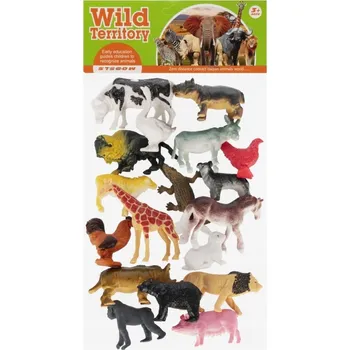 Figurka Zvířátka mix 15x18x3 cm Mega Creative sada figurek pro děti