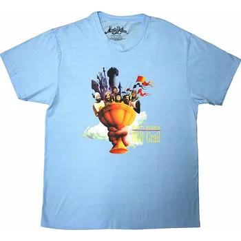 Pánská móda Monty Python tričko, Holy Grail Cloud Light Blue, pánské L