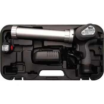 maznice aku 400 ml, napětí 10,8V LI-Ionen (BGS108496) (Maznice s akumulátorem 10,8V Li-Ion a objemem 400 ml umožňuje snadné mazání strojů bez nutnosti ručního pumpování. Ergonomická konstrukce zajišťuje pohodlnou manipulaci i v těžko přístupných místech.)