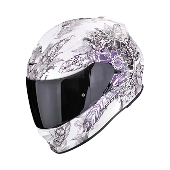 Motodoplněk Integrální helma Scorpion Exo-491 Dream bilý chameleon S