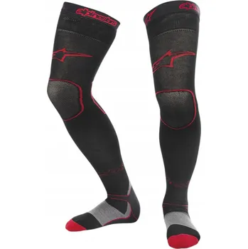 Pánské ponožky Ponožky LONG MX ALPINESTARS MX černé S/M