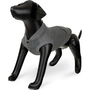 Obleček pro psa Barry King Mikina pro psa šedá prošívaná velikost XL 50