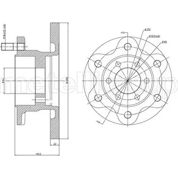 Brzdový kotouč Brzdový kotouč CIFAM (800-909)