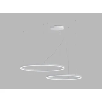LED2 LED2 Závěsné svítidlo CIRCLE SET 2 P-Z, W CASAMBI TW 104W 3000K-4000K bílá - LED2 Lighting LED2 3274651CSTW