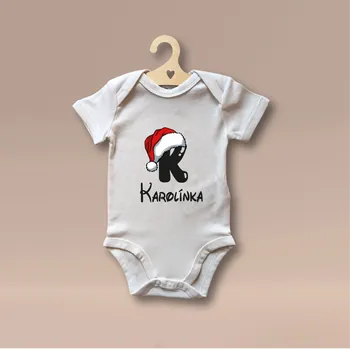 Kojenecké oblečení Body s potiskem VÁNOČNÍHO MOTIVU, pro dítě Barva: Bílá, Velikost: Body 6-12m