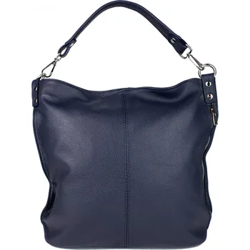 Kabelka GIOSTRA Dámská kožená kabelka Alessia Tmavě modrá