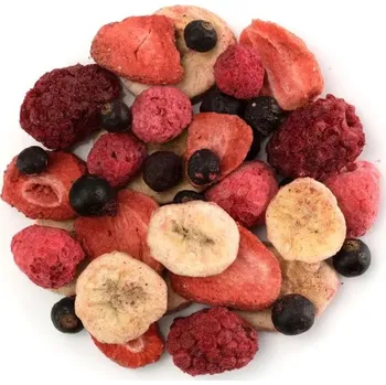 Sušené ovoce Lyofilizované ovoce, Malinová směs 50g, NUTSMAN