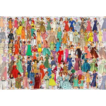 Puzzle grafika puzzle módní vzpomínky 1000 dílků