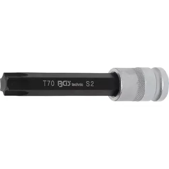 Gola hlavice Zástrčná hlavice 1/2" T-profil T70 BGS105003, délka 120 mm (BGS105003) (Zástrčná hlavice 1/2" T-profil T70 BGS105003 s délkou 120 mm je určena pro práci s T-profilovými šrouby a náročnější montáže. Robustní konstrukce zajišťuje dlouhou životnost při