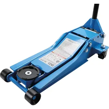 Hever Pojízdný zvedák hydraulický velmi nízký 2.5 t (BGS109777) (Hydraulický pojízdný zvedák s nosností 2,5 tuny a minimální výškou 80 mm umožňuje snadné zvedání nízkých vozidel v garáži i dílně. Robustní konstrukce a otočná kolečka zajišťují stabilitu a snadno