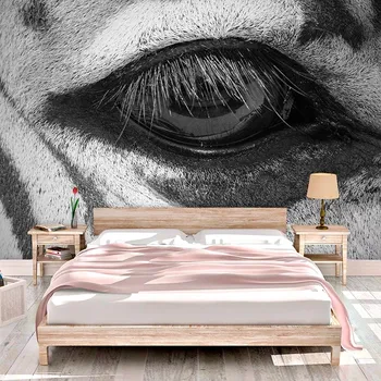 Tapeta Sablio Tapeta Oko zebry - 125x75 cm