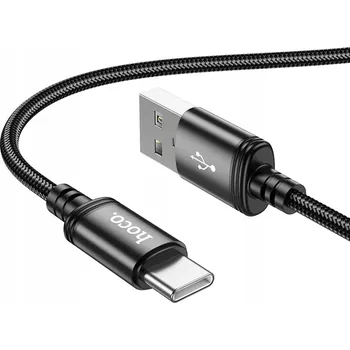 Datový kabel Kabel Hoco USB - USB typ C 1 m černý