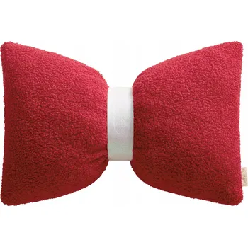 Dekorativní polštářek ROOM99 Dekorativní Vánoční Polštář 30x50 Joy Boucle Červený s MAŠLE