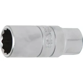 Nástrčná hlavice 3/8" 12hranná 18 mm BGS102387 pro zapalovací svíčky (BGS102387) (Nástrčná hlavice 3/8&quot; 12hranná 18 mm BGS102387 je určena pro práci se zapalovacími svíčkami, vyrobena z odolné oceli a vhodná pro přesné nasazení. Kompatibilita s ráčno